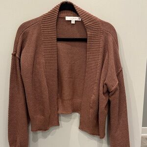 Plenty by Tracy Reese Brown Cardigan Sweater